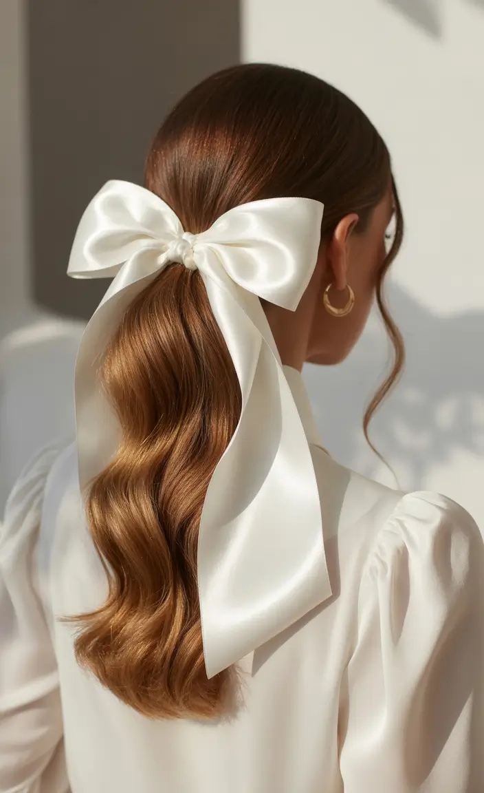 easy hairstyles Ribboned Waves