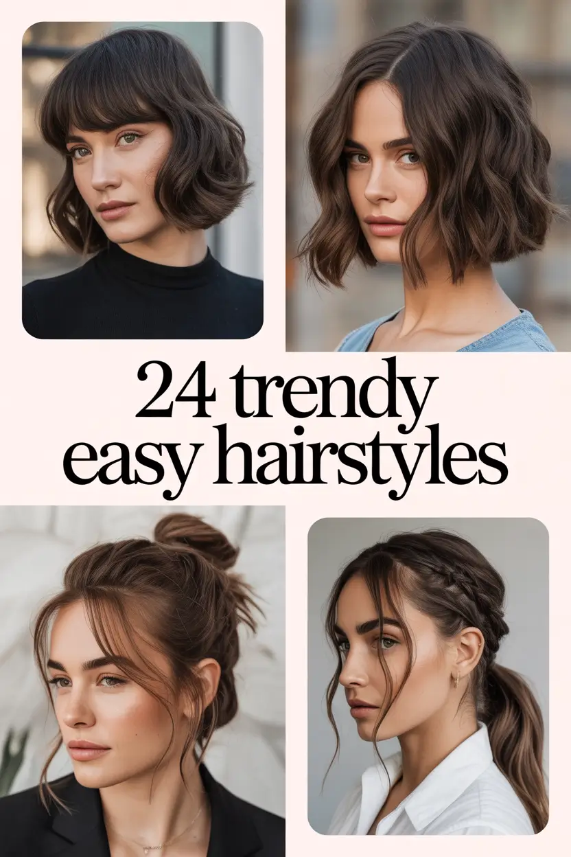Trendy Easy Hairstyles 2026 – Fresh, Cute & Simple Ideas for Every Hair Type