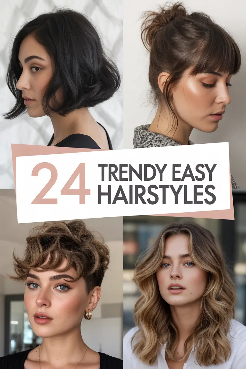 Trendy Easy Hairstyles 2026 – Fresh, Cute & Simple Ideas for Every Hair Type