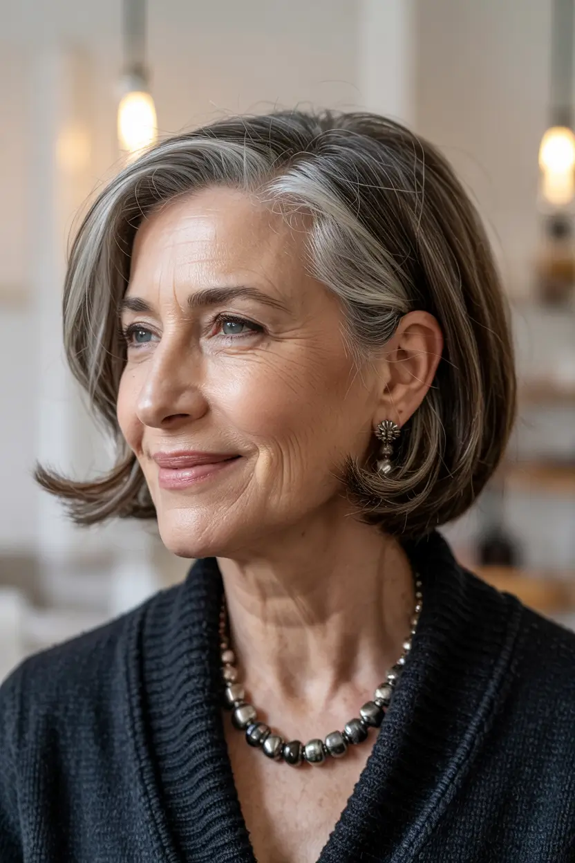 haircuts-for-women-over-60-years-old-classic-gray-bob
