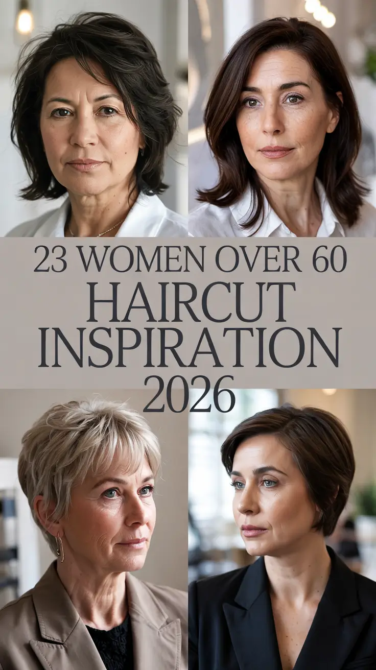 Women Over 60 Haircut Inspiration 2026 – Chic Short and Medium Length Ideas to Try This Year