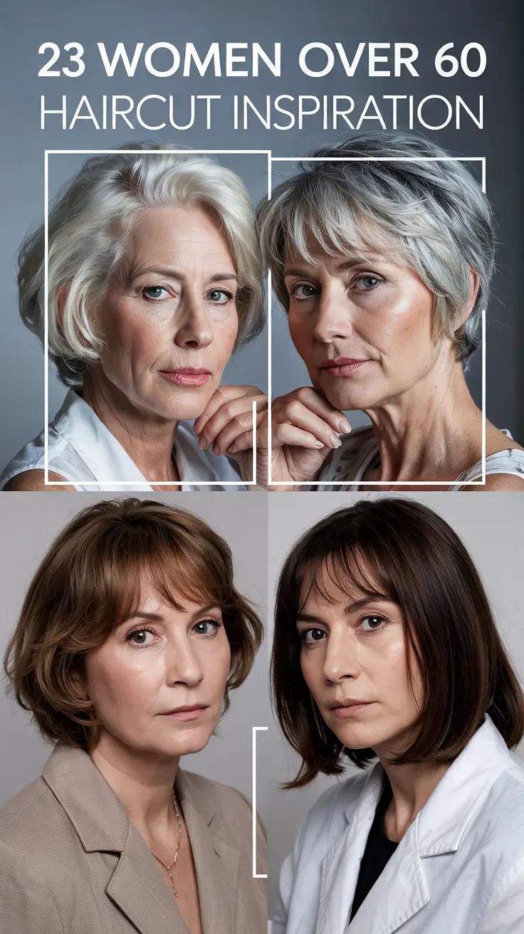 Women Over 60 Haircut Inspiration 2026 – Chic Short and Medium Length Ideas to Try This Year