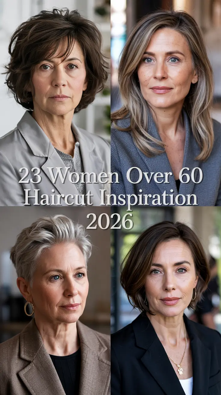 Women Over 60 Haircut Inspiration 2026 – Chic Short and Medium Length Ideas to Try This Year