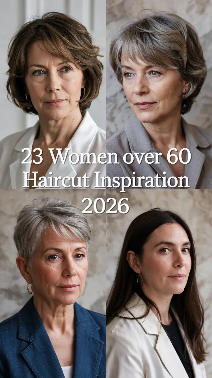 Women Over 60 Haircut Inspiration 2026 – Chic Short and Medium Length Ideas to Try This Year