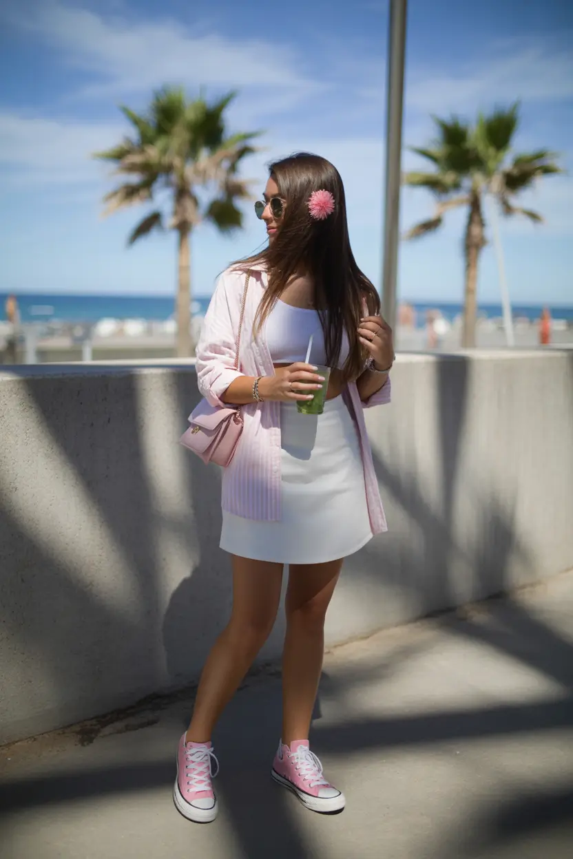 best holiday spring outfits 2026 ideas Soft Pastel Layers For Seaside Spring Days