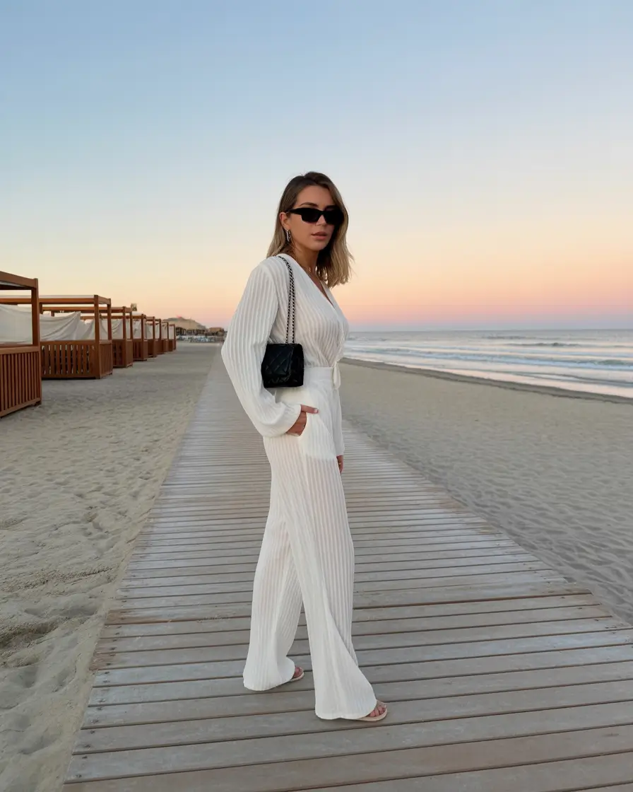 best holiday spring outfits 2026 ideas Sunset Whites For Elegant Beach Evenings