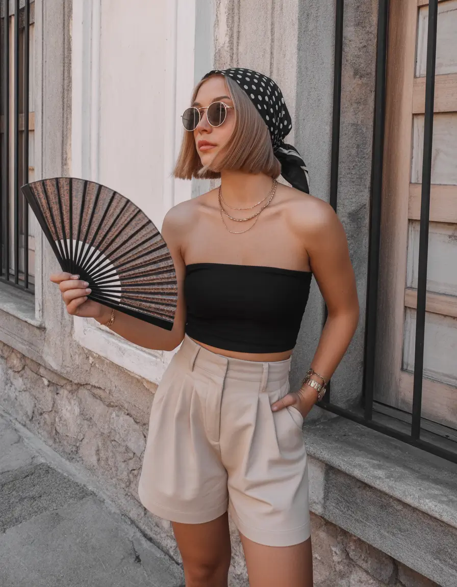 best holiday spring outfits 2026 ideas Polished Neutrals With a Chic Retro Edge