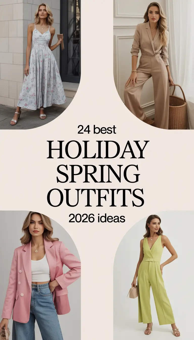 Best Holiday Spring Outfits 2026 Ideas: Fresh, Casual & Chic Inspiration for Every Trip