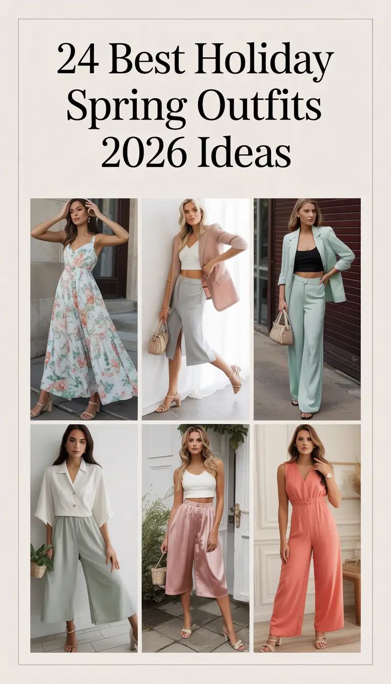 Best Holiday Spring Outfits 2026 Ideas: Fresh, Casual & Chic Inspiration for Every Trip
