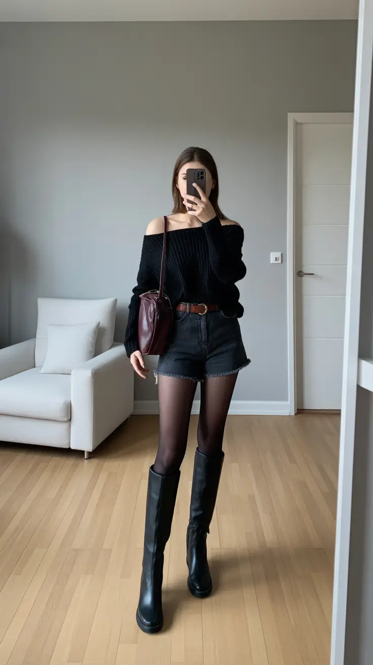 spring birthday outfit 2026 - Off Shoulder Knit with Modern Spring Edge