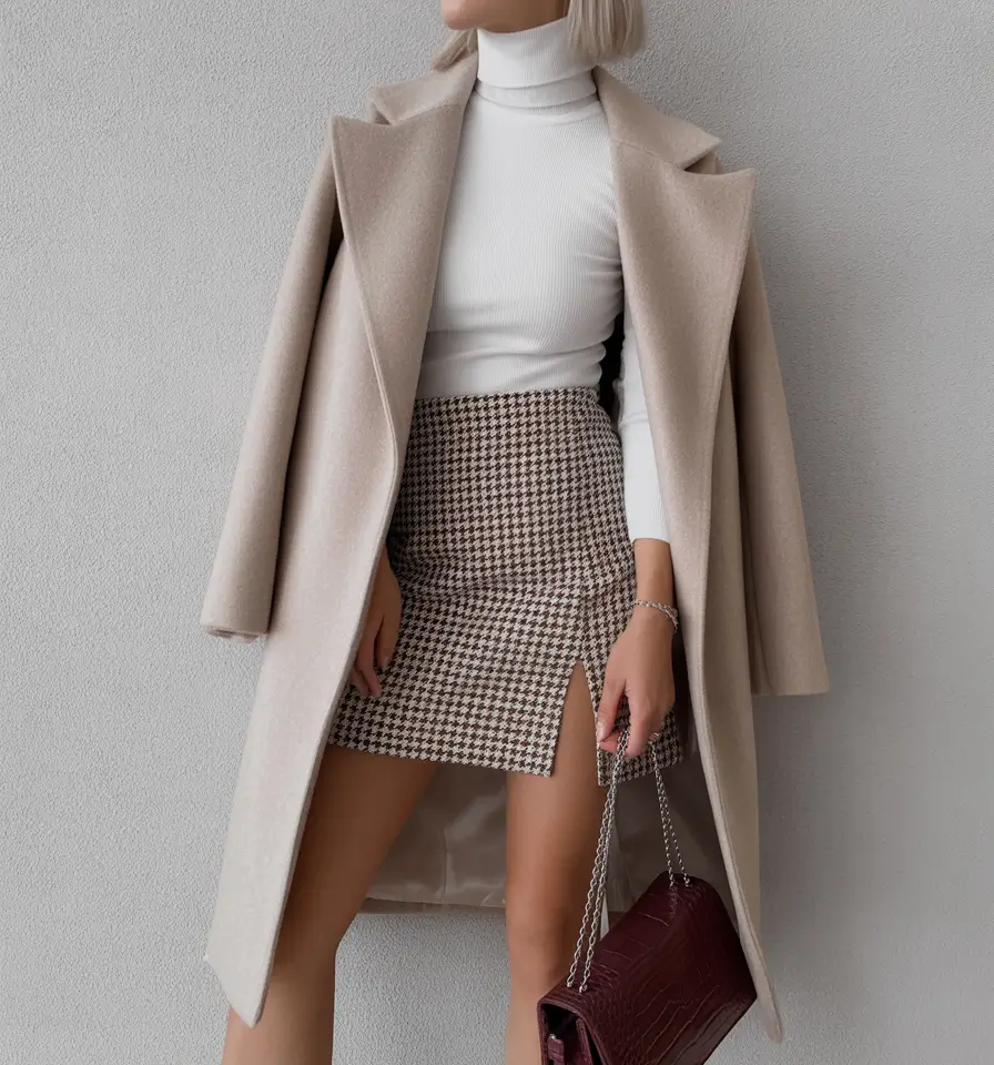 spring birthday outfit 2026 - Neutral Luxe Layers with Modern Spring Polish