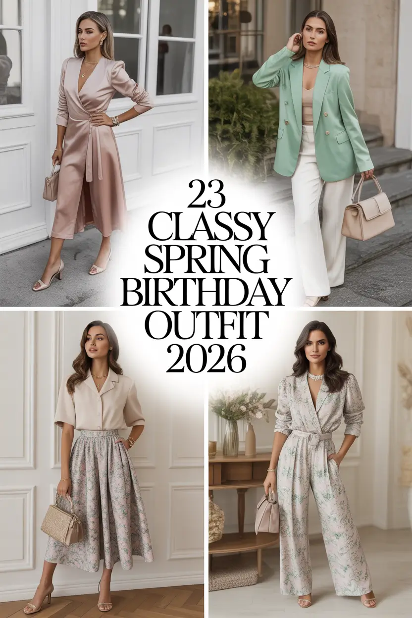 Classy Spring Birthday Outfit 2026 — Fresh Inspo for Elegant & Cute Spring Looks