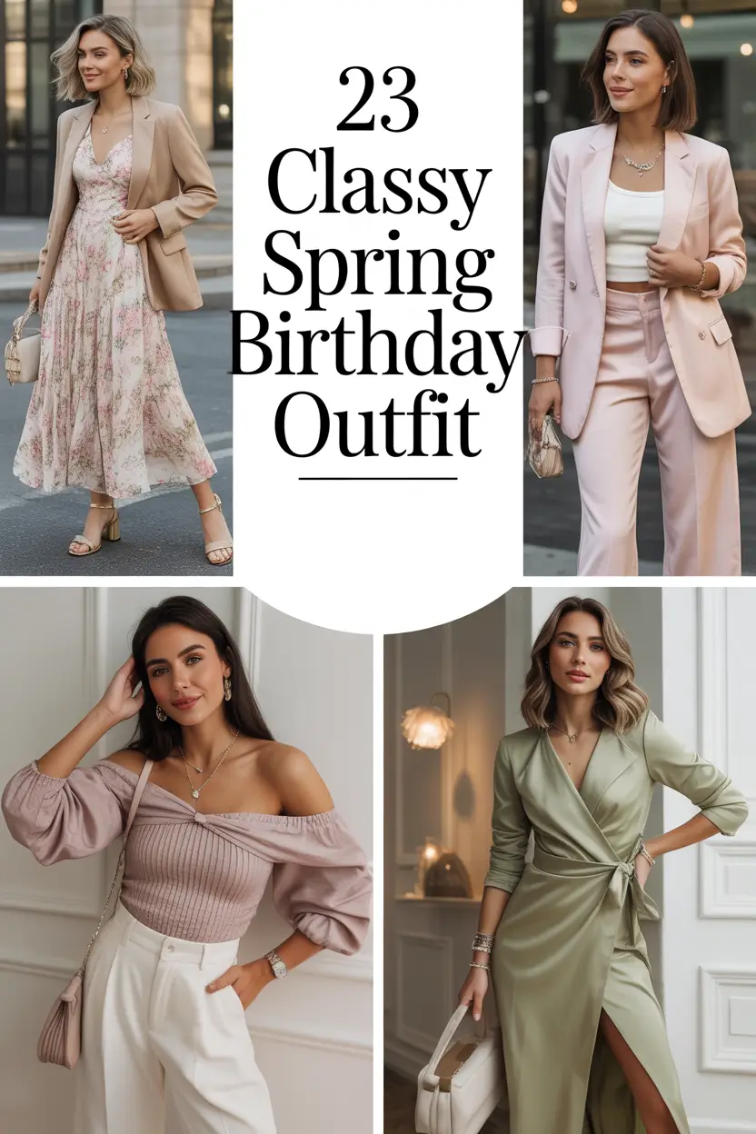 Classy Spring Birthday Outfit 2026 — Fresh Inspo for Elegant & Cute Spring Looks