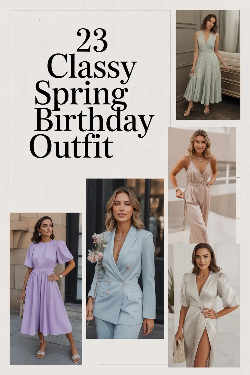 Classy Spring Birthday Outfit 2026 — Fresh Inspo for Elegant & Cute Spring Looks