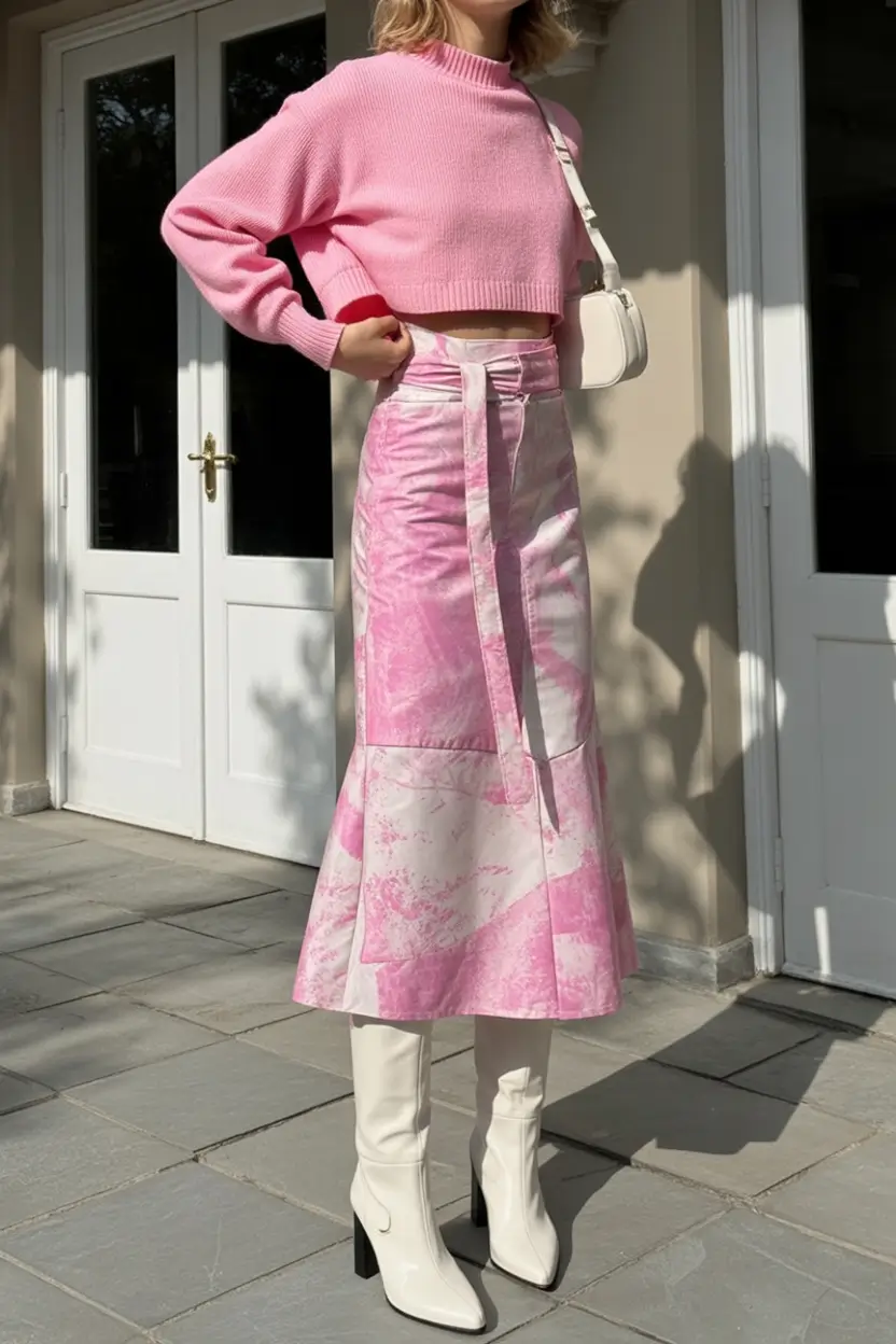 comfy casual spring outfits 2026 Pinks and pastels creating dreamy spring movement