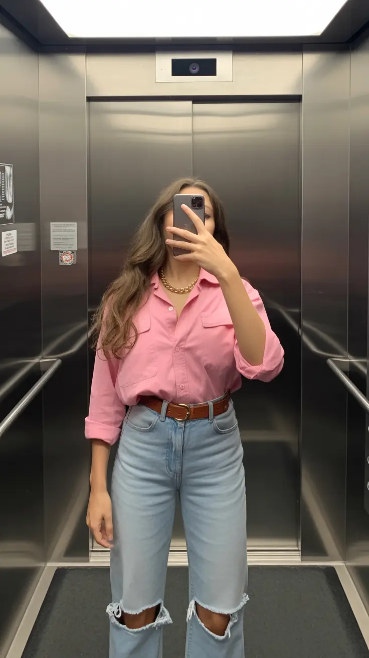 comfy casual spring outfits 2026 Bright spring energy with structured denim