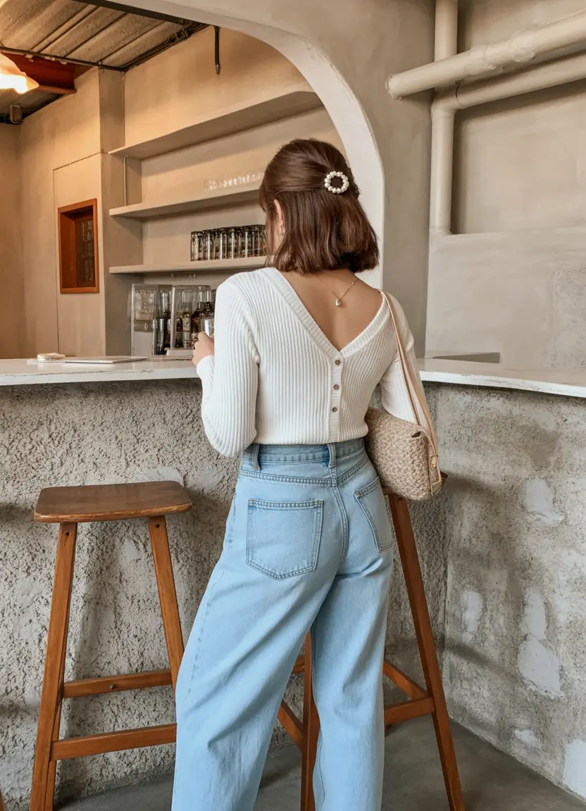 comfy spring outfits for relaxation 2026 Open Back Knits for Soft and Feminine Spring Moments