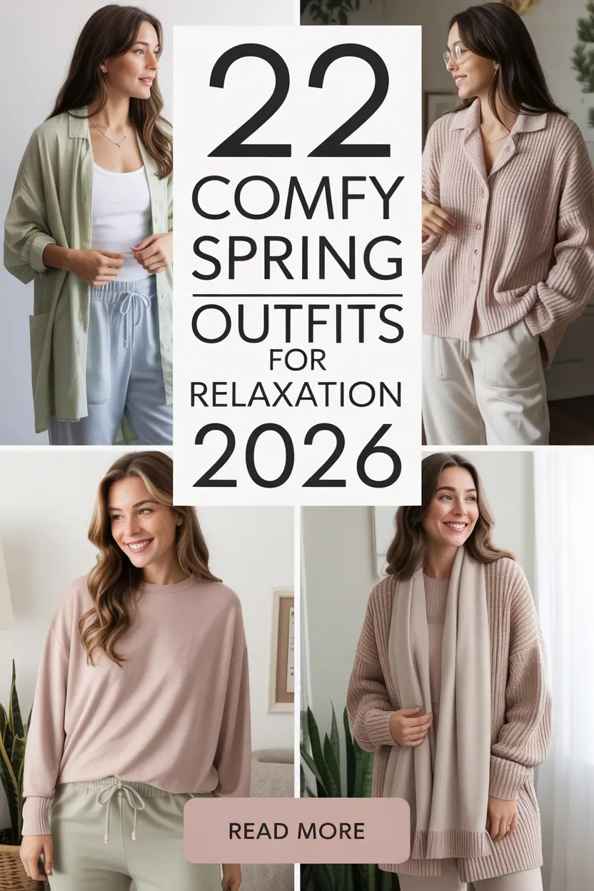 Comfy Spring Outfits for Relaxation 2026: Casual Looks & Fresh Inspo