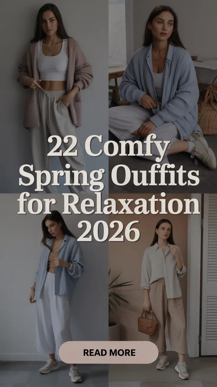Comfy Spring Outfits for Relaxation 2026: Casual Looks & Fresh Inspo
