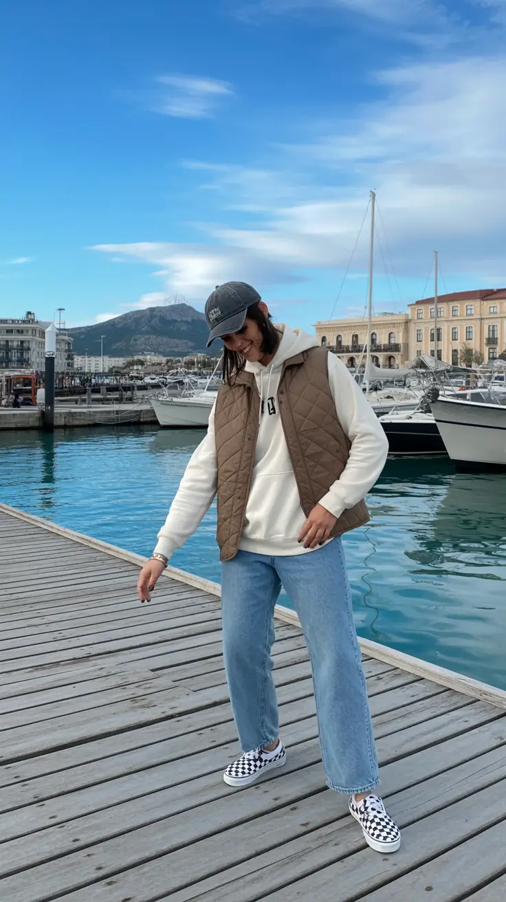 cute camping spring outfits 2026 Harbor Breeze Spring Layering