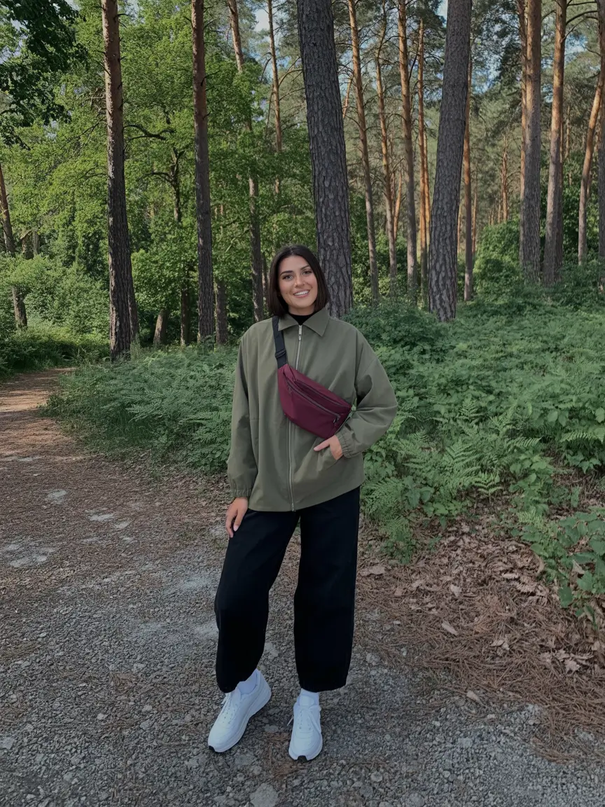 cute camping spring outfits 2026 Chill Morning Trail Fit