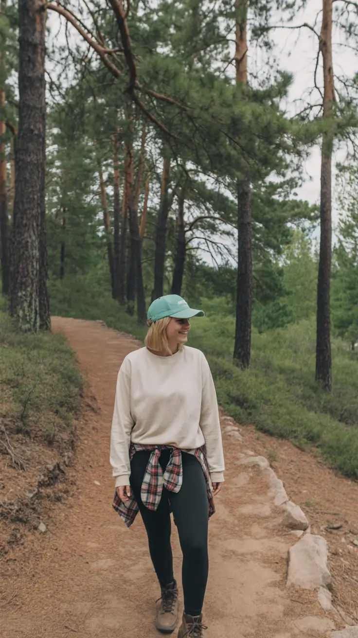 cute camping spring outfits 2026 Layered Trail Comfort