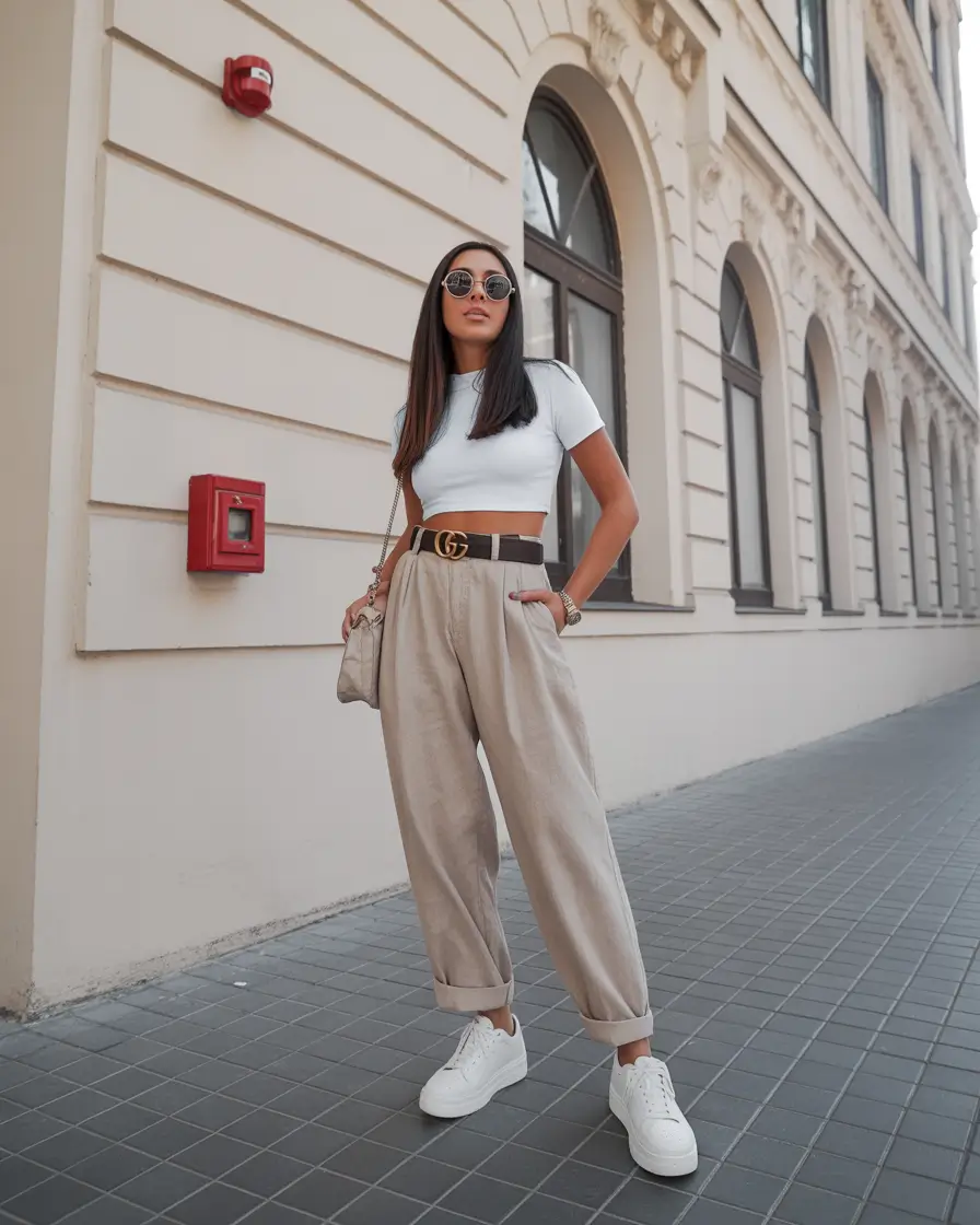 spring outfits women 2026 Neutral Elegance with a Fresh Spring Ease