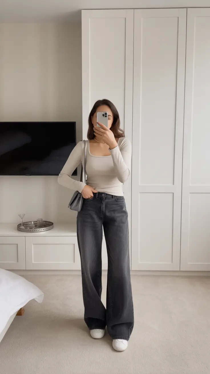 spring outfits women 2026 Easy Denim and the Everyday Spring Mood