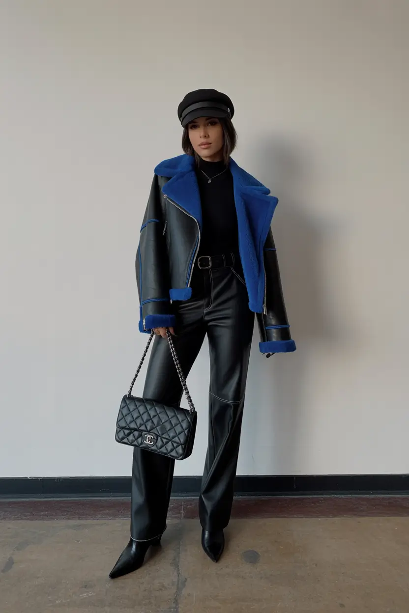 spring outfits women 2026 Bold Blue Accents for Confident Spring Energy