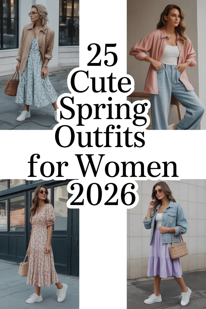 Cute Spring Outfits for Women 2026 – Fresh Everyday Looks for the New Season