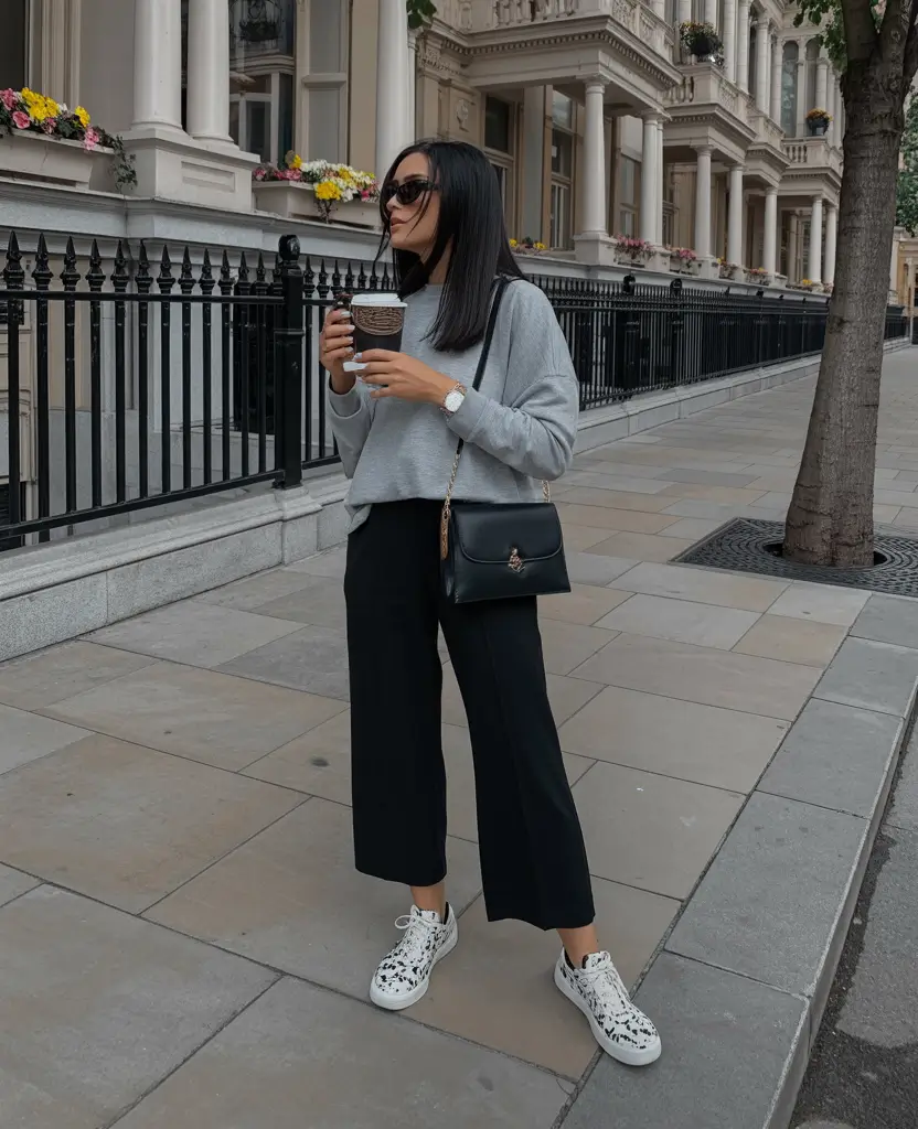 effortless spring basic outfits 2026 Effortless Monochrome With a Street Casual Calm