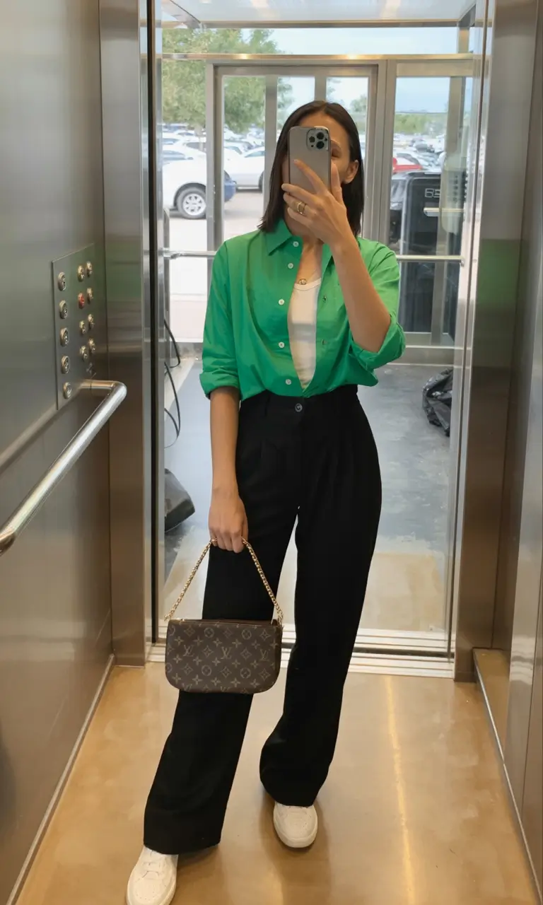 effortless spring basic outfits 2026 Bold Color Moments With Clean Spring Energy