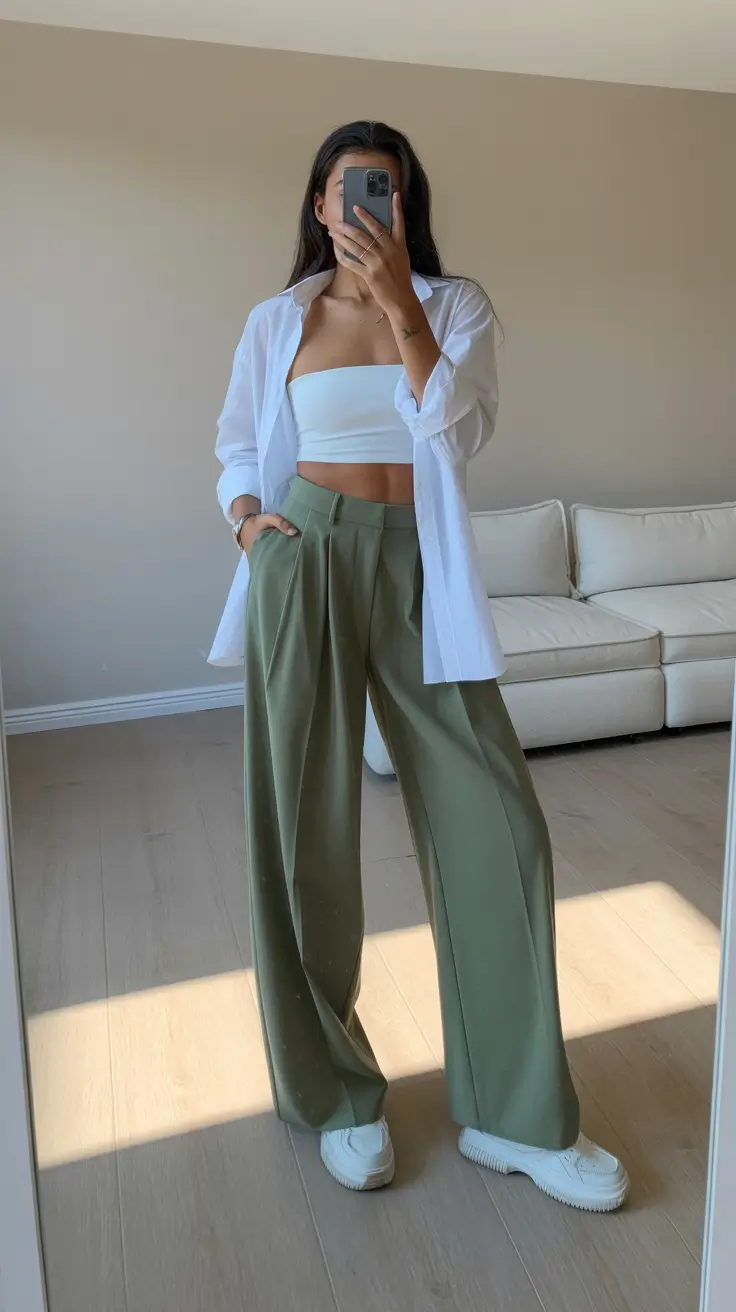 effortless spring basic outfits 2026 Soft Tailoring With a Breezy Spring Charm