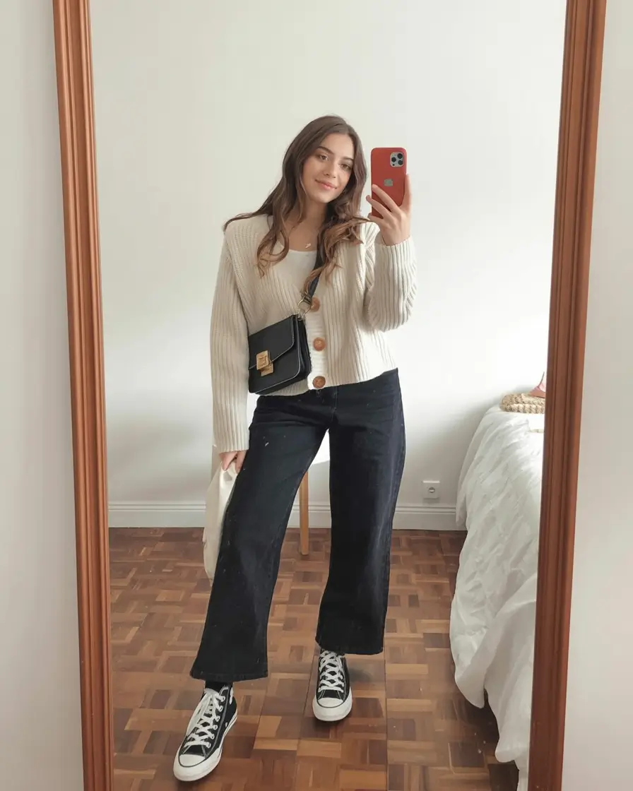 effortless spring basic outfits 2026 Cozy Neutrals With a Weekend At Home Energy