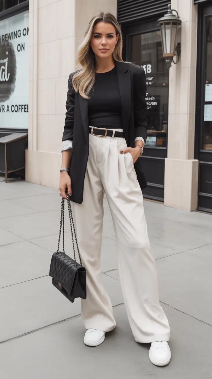 effortless spring basic outfits 2026 Polished Monochrome With an Elevated Minimal Mood