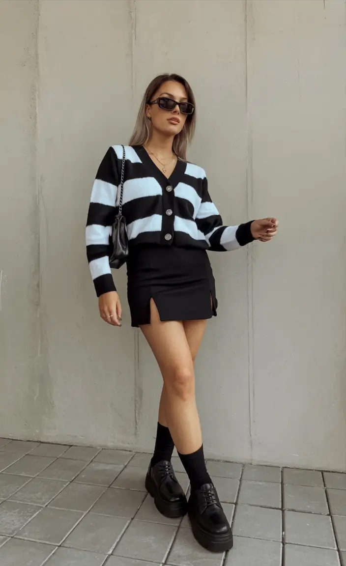 effortless spring looks 2026 Bold Stripes With a Playful Spring Attitude