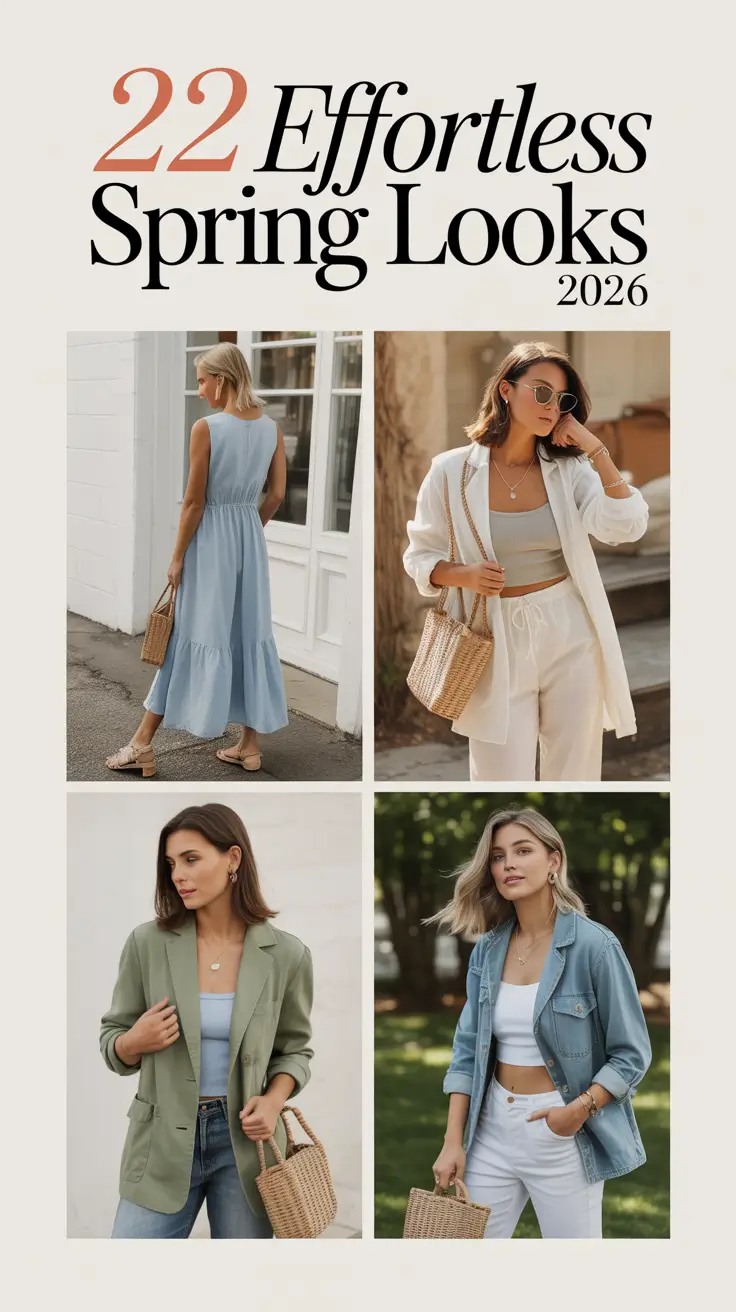 Effortless Spring Looks 2026: Fresh, Classy & Casual Ideas for Women of Every Style