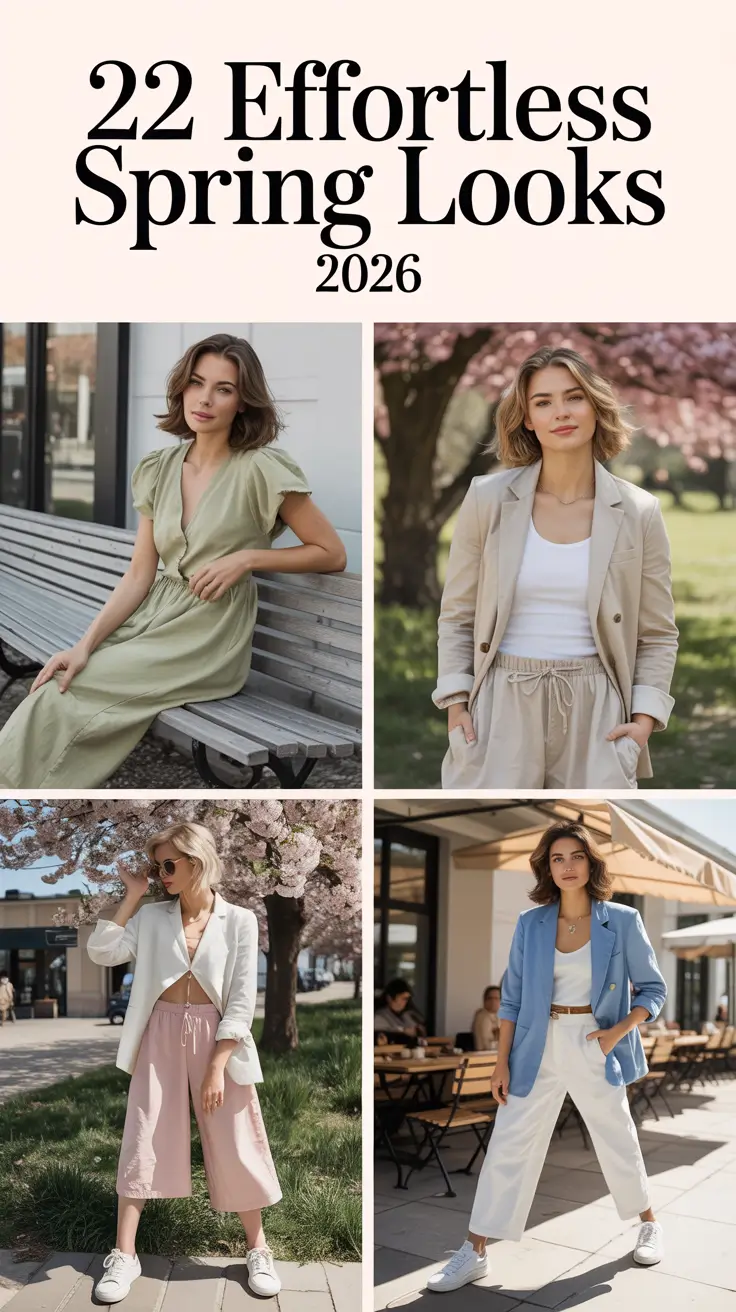Effortless Spring Looks 2026: Fresh, Classy & Casual Ideas for Women of Every Style