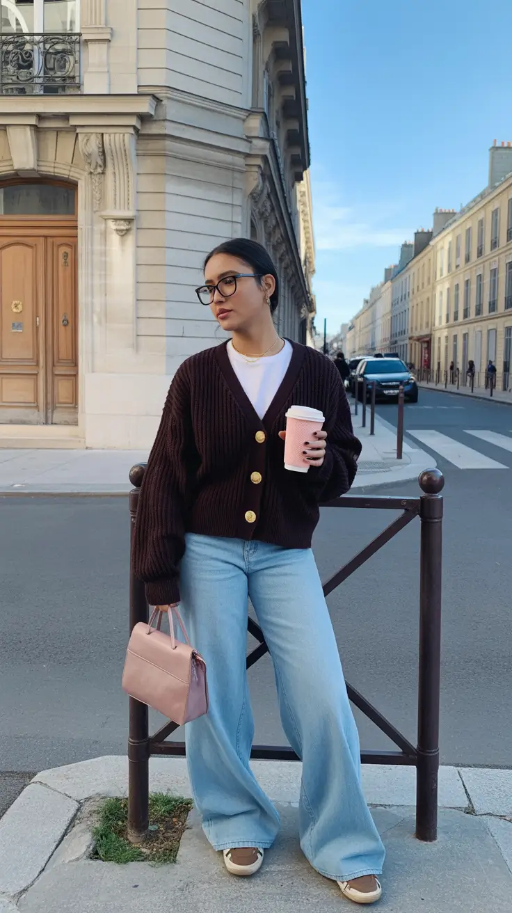 essential old money spring outfits 2026 Soft Cardigans and Relaxed Denim for Quiet Spring Elegance