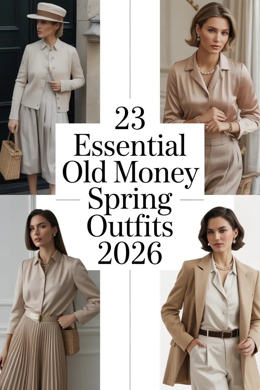 Essential Old Money Spring Outfits 2026: Chic Capsule Ideas for Women