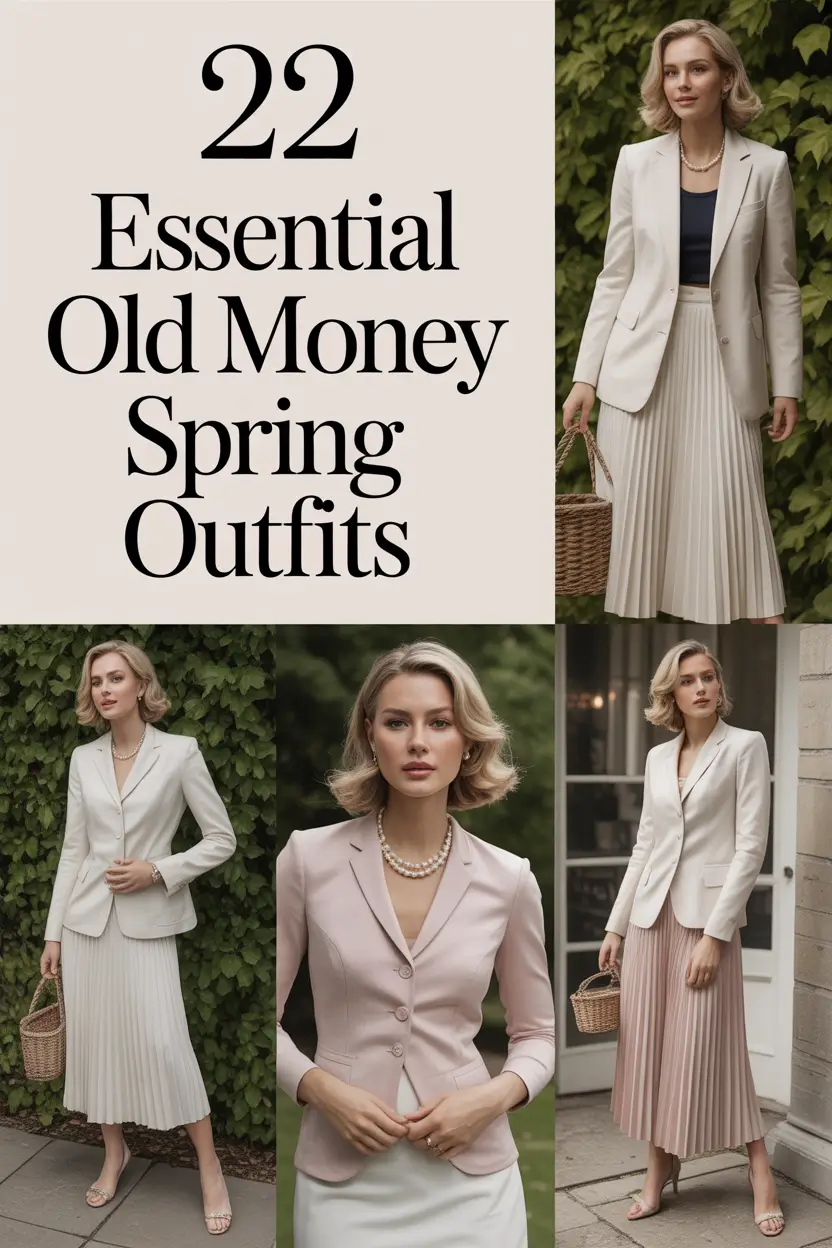 Essential Old Money Spring Outfits 2026: Timeless Looks for Effortless Elegance