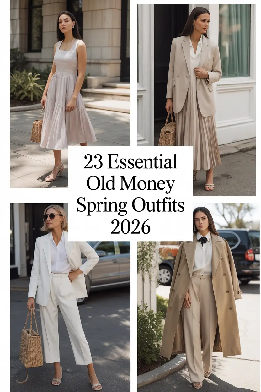 Essential Old Money Spring Outfits 2026: Chic Capsule Ideas for Women
