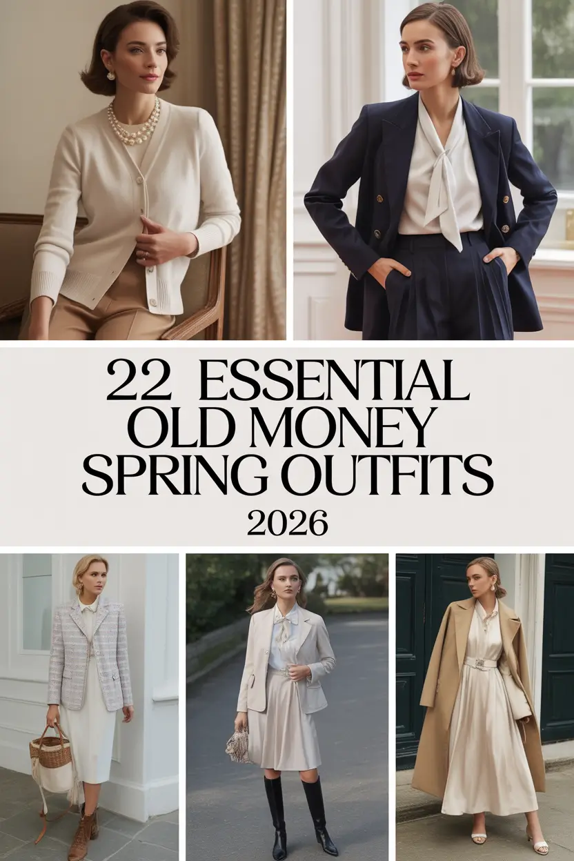 Essential Old Money Spring Outfits 2026: Timeless Looks for Effortless Elegance