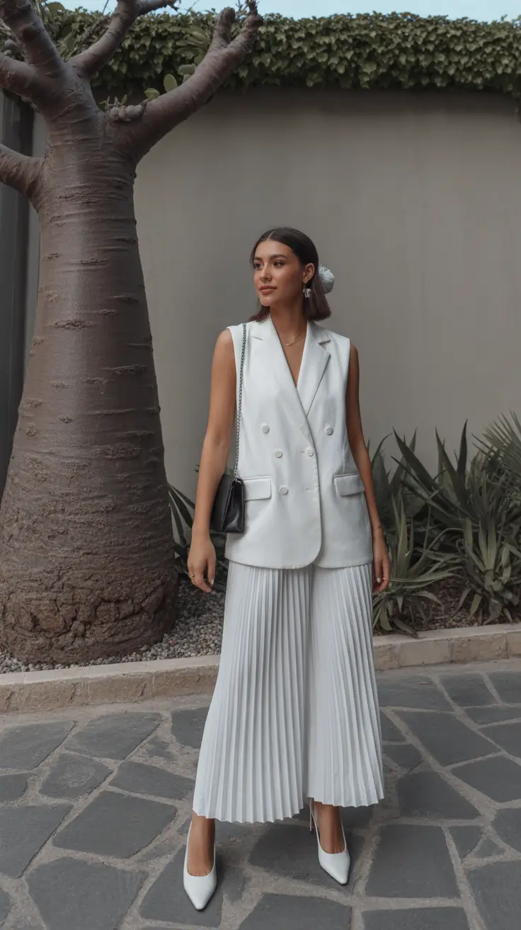 essential old money spring outfits 2026 Classic Denim and a Feminine Bow Top for Spring Evenings