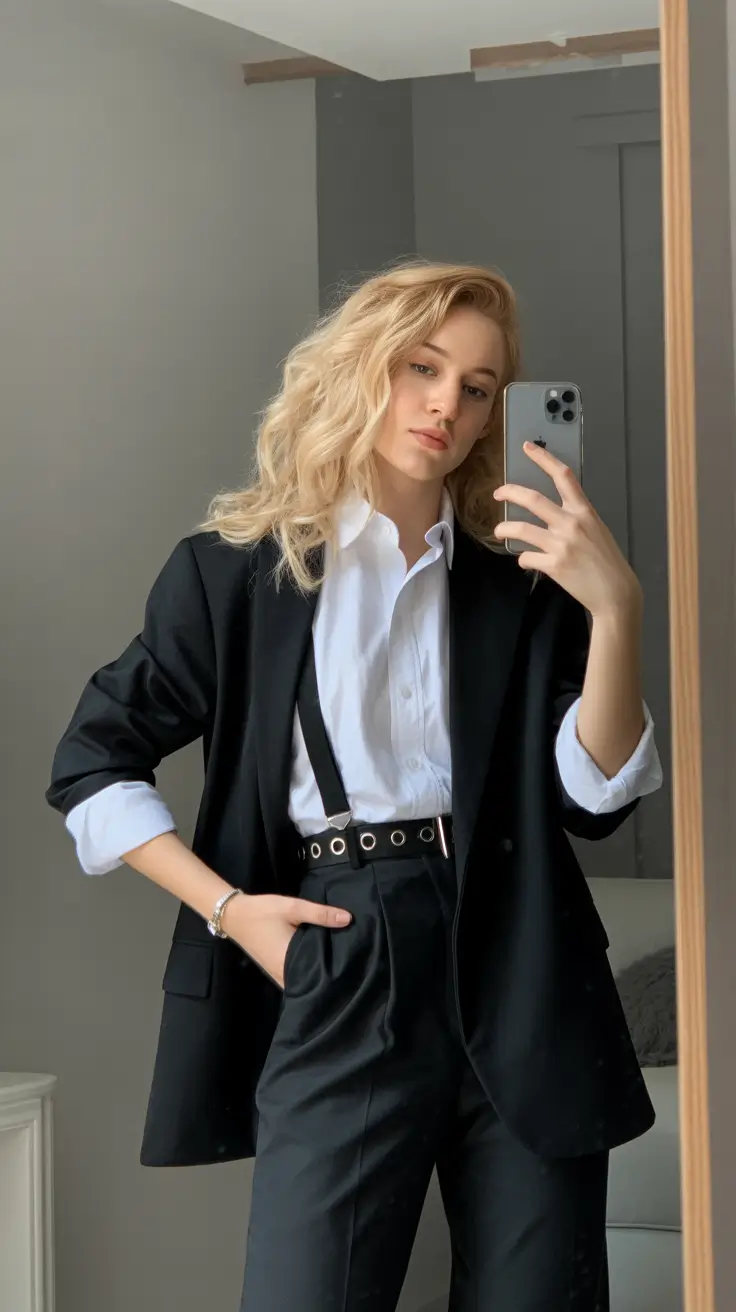 essential old money spring outfits 2026 Blue Linen Ease for a Sunlit Spring Afternoon