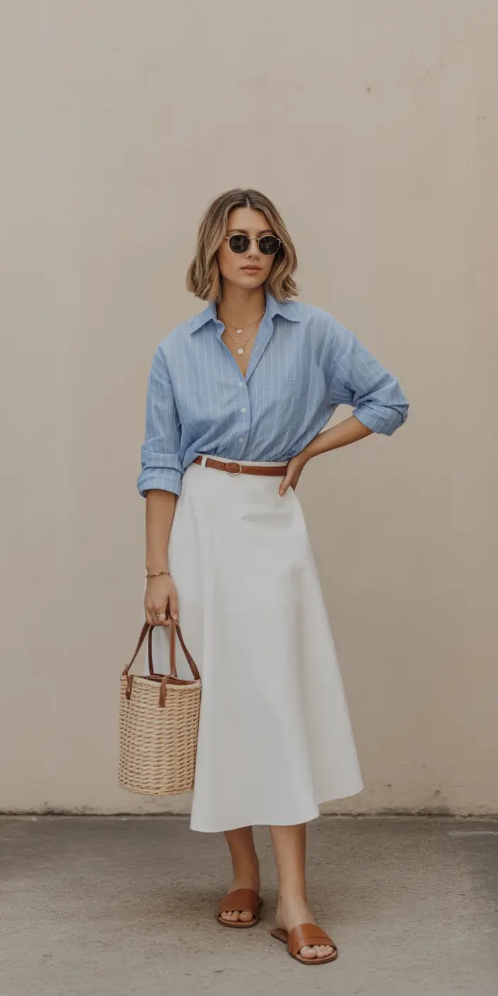 essential old money spring outfits 2026 Warm Neutrals with a Touch of Retro Spring Charm