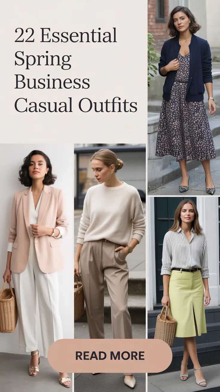 Essential Spring Business Casual Outfits 2026: Fresh, Cute & Trendy Ideas for Women’s Workwear