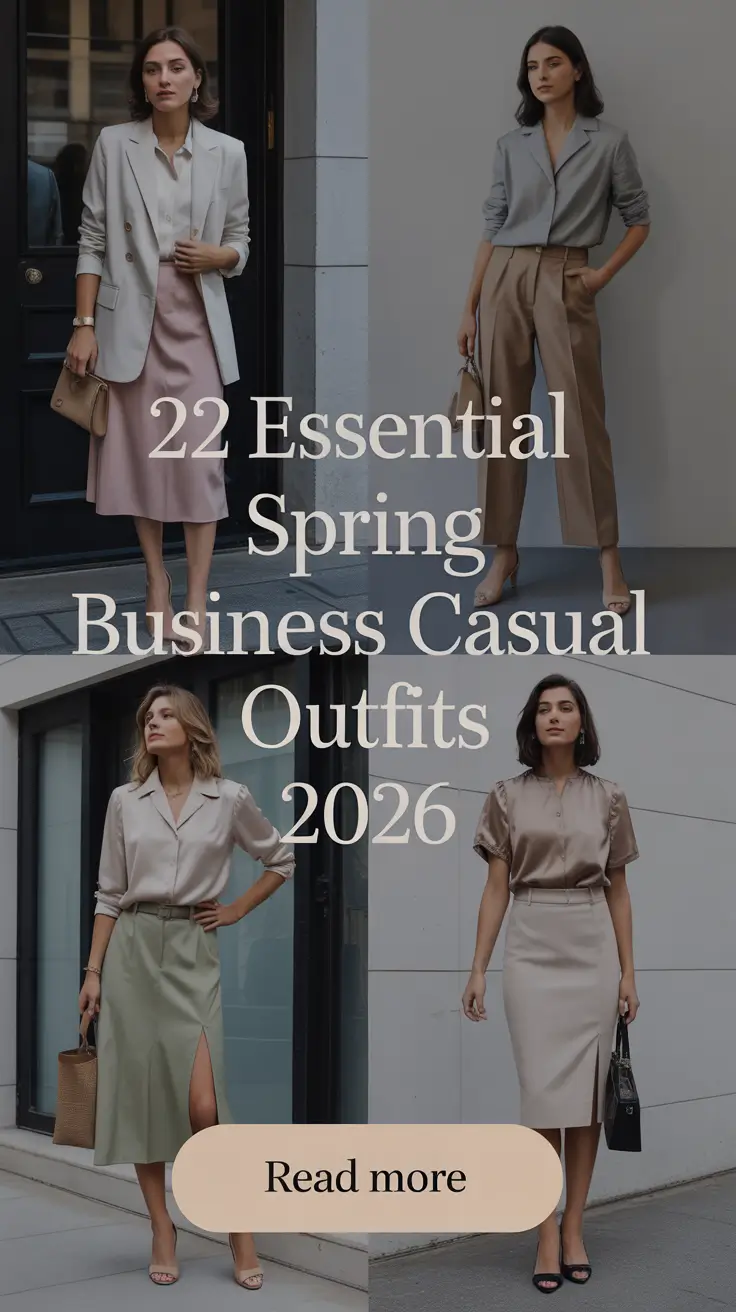 Essential Spring Business Casual Outfits 2026: Fresh, Cute & Trendy Ideas for Women’s Workwear