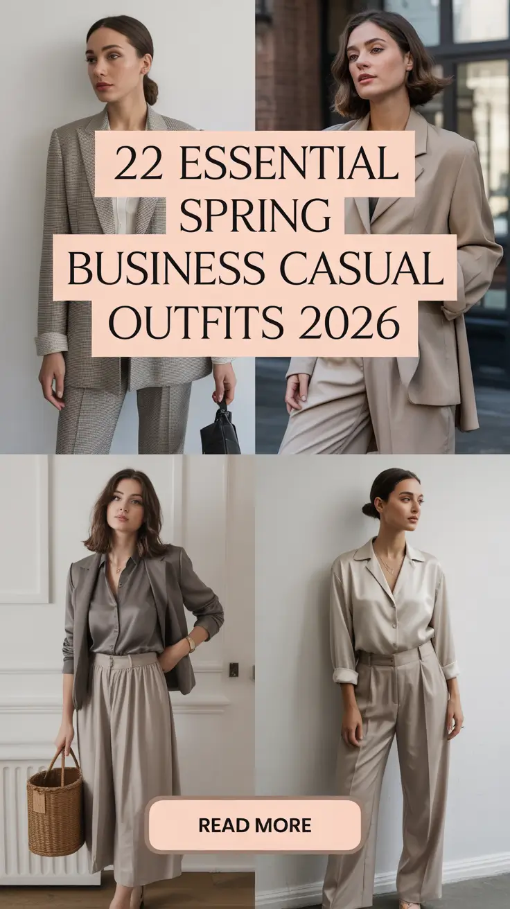 Essential Spring Business Casual Outfits 2026: Fresh, Cute & Trendy Ideas for Women’s Workwear