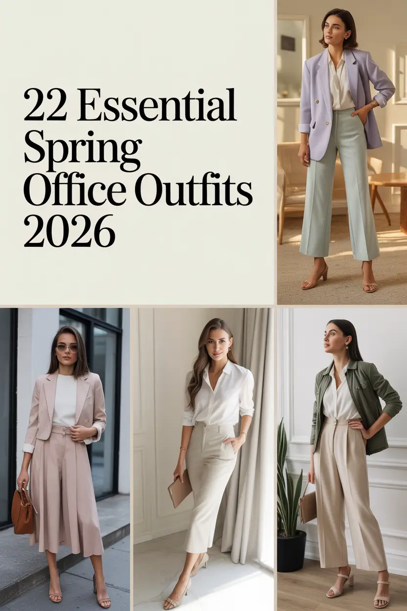 Essential Spring Office Outfits 2026: Chic & Light Ideas for Women
